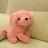 Розово плюшено куче, снимка 2 - Плюшени играчки - 16689062