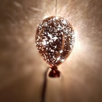 Стъклен балон с вградено ЛЕД осветление, снимка 5 - Декорация за дома - 26030984