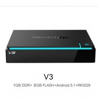 WeChip V3 Андроид ТВ Бокс [RK3229 Quad-core 1GB/8GB], снимка 1 - Плейъри, домашно кино, прожектори - 21434301