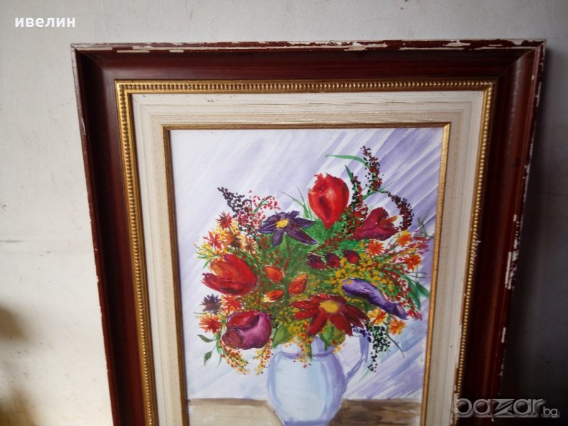 картина-цветя, снимка 1