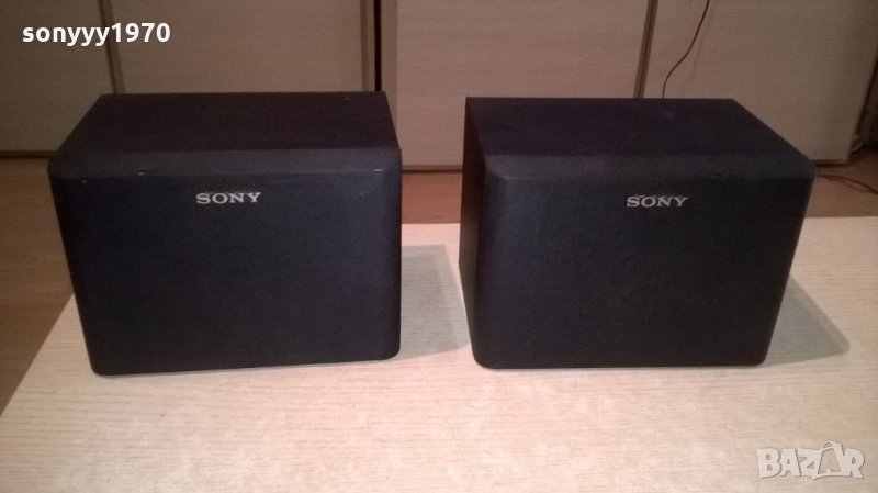 sony ss-u10 2x50w/8ohm-21х15х15см-тонколони 2бр-внос швеция, снимка 1