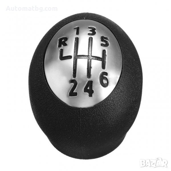 Топка скоростен лост за Rеnault Master III ,Megane III ,Fluence 6 скорости черна + хром, снимка 1