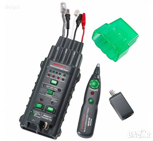 Тестер MS6813 за интернет и коаксиални кабели RJ45/BNC/RJ11, снимка 1