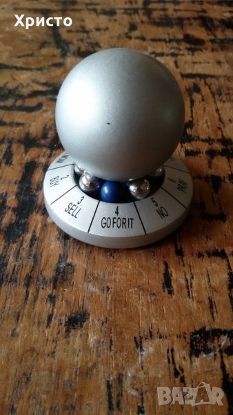 десижън мейкър decision maker игра за взимане на решение метално топче, снимка 1