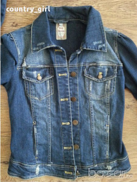 Bershka - страхотно дамско дънкено якенце, снимка 1