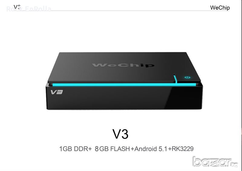 WeChip V3 Андроид ТВ Бокс [RK3229 Quad-core 1GB/8GB], снимка 1