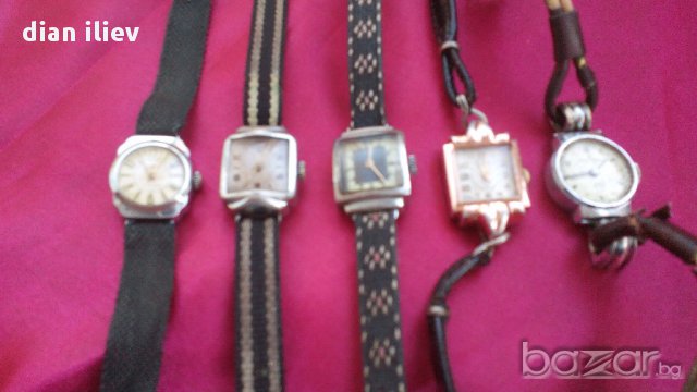 Стари дамски механични работещи-, снимка 7 - Антикварни и старинни предмети - 13856505