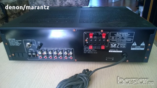 pioneer sx-270-stereo receiver-250watts-made in japan-внос швеицария, снимка 2 - Ресийвъри, усилватели, смесителни пултове - 8406420