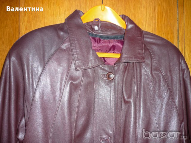 Намалено! Дамско манто от естествена кожа