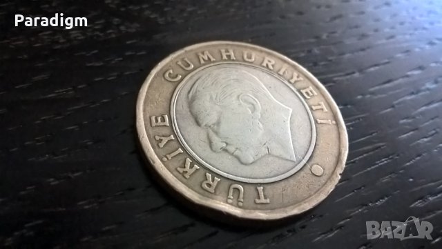 Монета - Турция - 1 лира | 2009г., снимка 2 - Нумизматика и бонистика - 25908098