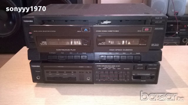 Toshiba amplifier+deck-внос швеицария, снимка 9 - Ресийвъри, усилватели, смесителни пултове - 13925289