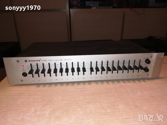 monacor ge-206a equalizer-made in taiwan-внос швеицария, снимка 9 - Ресийвъри, усилватели, смесителни пултове - 21638848