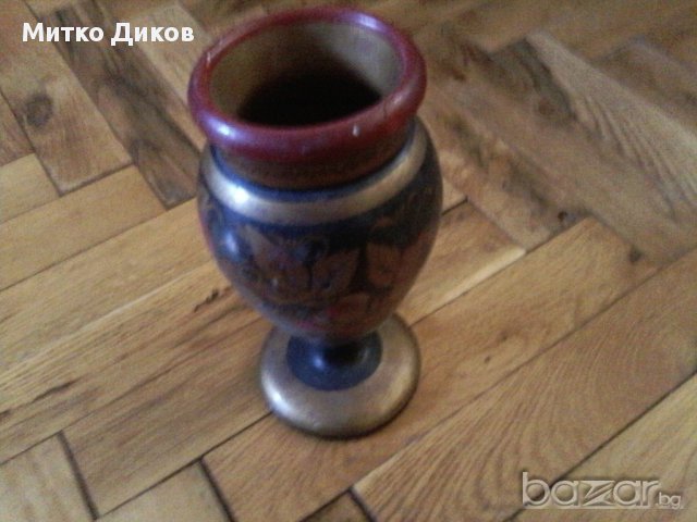 Дървена руска ваза