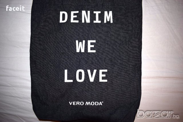 Vero Moda - DENIM - 100% Оригинална дамска чанта / Веро Мода / Деним / Чантичка / Ръчна / Раменна , снимка 3 - Чанти - 17213619