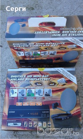 Сателитна чиния за кемпери, каравани...Digital HD MINI SAT - SL60/12HD - 12V, 220V -Нови!, снимка 2 - Приемници и антени - 17456458