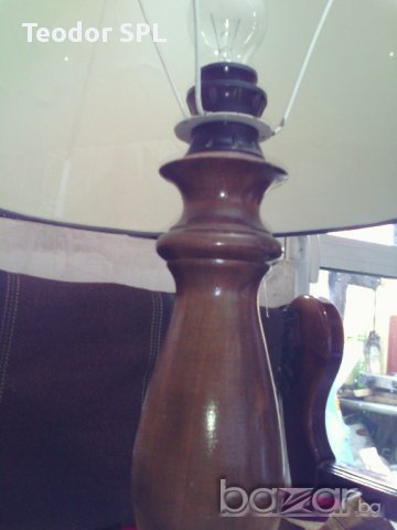 Старинна нощна лампа , снимка 3 - Настолни лампи - 16884429