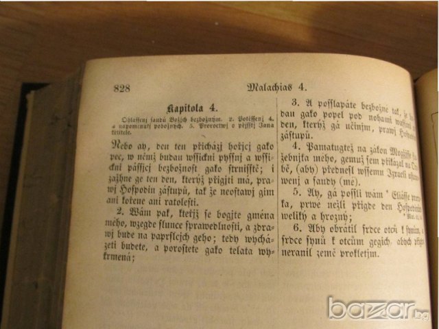 †Стара библия, чешка - Стария и новия завет  от 1920 г. - 1085 стр - притежавайте тази , снимка 6 - Антикварни и старинни предмети - 20547165