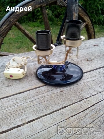 Стара нощна,декоративна лампа