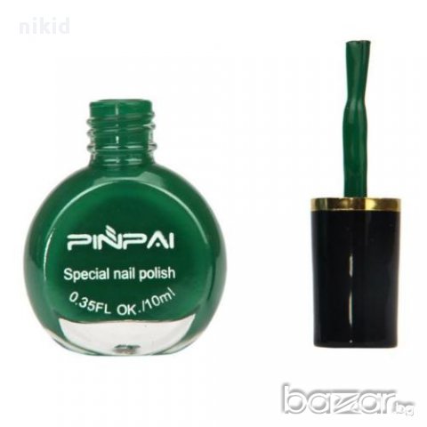 лак боя за декорация на нокти маникюр плътен идеален за рисуване и печати, снимка 2 - Продукти за маникюр - 15357145