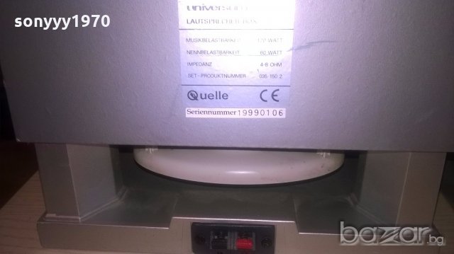 universum-2бр-тонколони-43х30х22см-внос швеицария, снимка 15 - Тонколони - 19857907