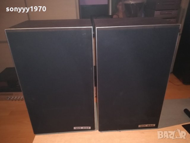 dux j244-2x100w/8ohm-55х33х25см-внос швеицария, снимка 4 - Тонколони - 21645135