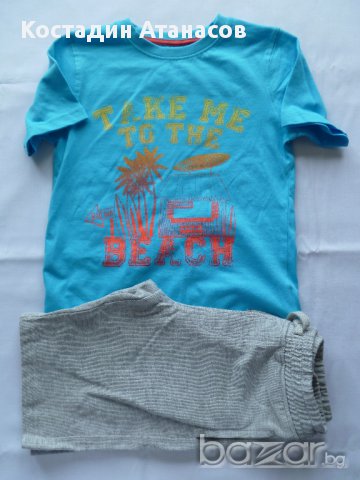 Mothercare комплект тениска и къс панталон 5-6 години, снимка 8 - Детски комплекти - 17776335