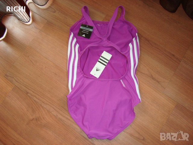 Adidas Burlesque – нов цял бански в нежно лилаво, снимка 5 - Бански костюми - 21644379