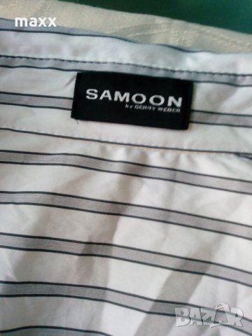 Дамска риза рае с бродерия Samoon, снимка 4 - Ризи - 22056908