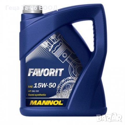 Mannol 15W50 Favorit 5l / Масло Манол Фаворит 15В50 5л 