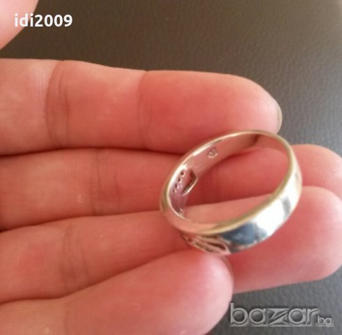 Сребърен пръстен- италианска бижутерия, снимка 2 - Пръстени - 18863826