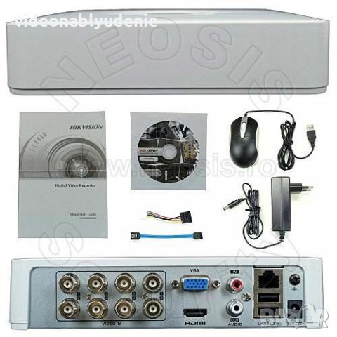 HIKVISION DS-7108HQHI-K1 8+2 Канален 5в1 Хибриден DVR HD-TVI/AHD/CVI/IP H.265+/ H.265/ H.264+/ H.264, снимка 2 - Комплекти за видеонаблюдение - 26015935