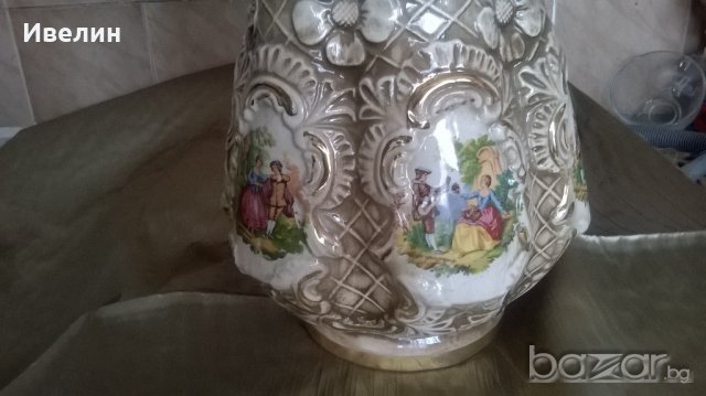 барокова ваза от порцелан, снимка 3 - Антикварни и старинни предмети - 20889782