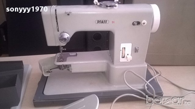 Pfaff+мотор+педал+куфар-оригинал-внос швеицария, снимка 7 - Други машини и части - 13140155