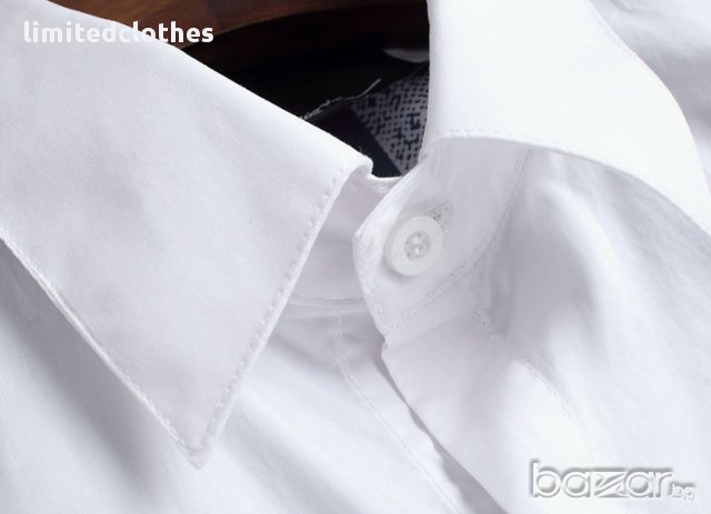 3.1 PHILLIP LIM WHITE PLAID PANEL Мъжка Риза size M, снимка 11 - Ризи - 12809982
