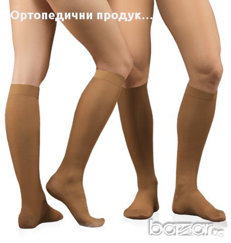 Чорапи за разширени вени, чорапи 3/4 с пръсти 1 клас, снимка 1 - Други - 17389792