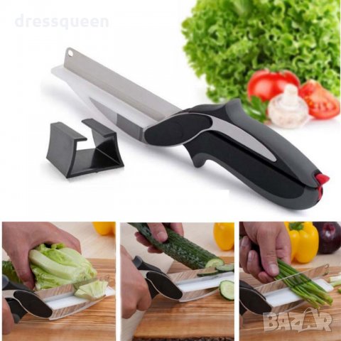 1504 Ножица за зелвнчуци и месо Clever Cutter, снимка 2 - Други стоки за дома - 24811069