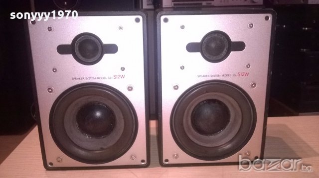 Aurex/toshiba ss-s12w 2х80watts/8ohms-22/15/12см-метални-внос швеицария