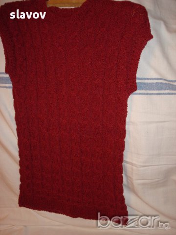  Вълнени Дамски Елеци от естествена вълнена прежда- Разпродажба, снимка 4 - Жилетки - 7289152