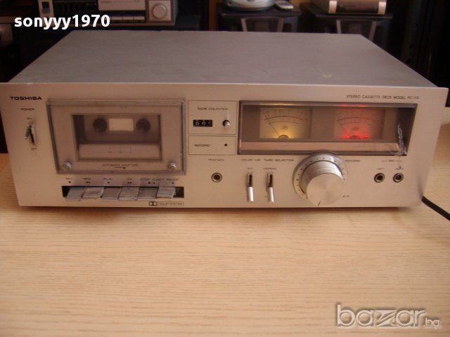 toshiba pc-115 stereo cassette deck-внос швеицария, снимка 2 - Ресийвъри, усилватели, смесителни пултове - 12109578