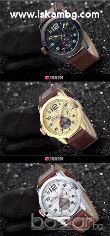 Елегантен мъжки часовник CURREN 81826, снимка 5 - Мъжки - 13299237
