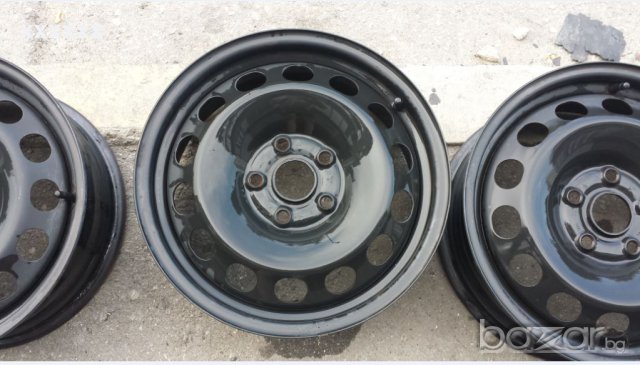 4бр. перфектни стоманени джанти 16" 5x112, Et50, 6,5J, снимка 7 - Гуми и джанти - 11752882