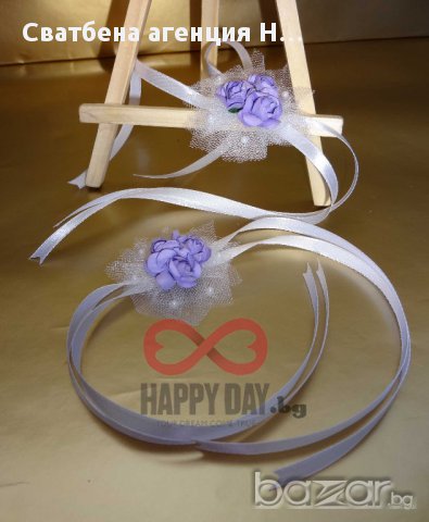 Сватбени бутонери за ръка - бутониера - гривна Бюти, снимка 5 - Кетъринг - 14769940