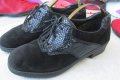 КАТО НОВИ дамски обувки 37 - 38 original ROHDE®, 100% естествен набук + естествена змийска кожа, снимка 5