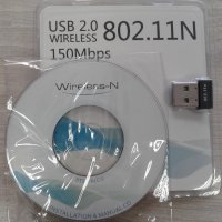 Мини USB Wi-Fi адаптер / Mini USB Wi-Fi Adapter, снимка 3 - Мрежови адаптери - 11261140