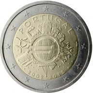 2 Евро монети (възпоменателни) емитирани 2012г(10-та годишнина от въвеждането на еврото), снимка 17 - Нумизматика и бонистика - 16027773