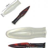 3D Острие нож силиконов молд форма за фондан смола бижута ръчна изработка , снимка 1 - Други - 25954071