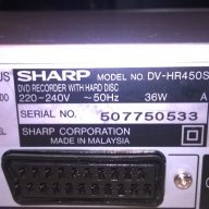 Sharp dv-hr450s-hdd/dvd recorder/hard disc-внос швеицария, снимка 6 - Ресийвъри, усилватели, смесителни пултове - 14665399