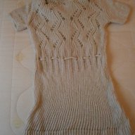 Дамски пуловер / туника с къс ръкав - размер М, снимка 2 - Туники - 13249089