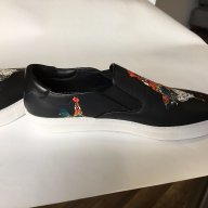 Кецове DOLCE&GABBANA SLIP ON LONDON SNEAKERS IN PRINTED LEATHER, снимка 8 - Маратонки - 17886128