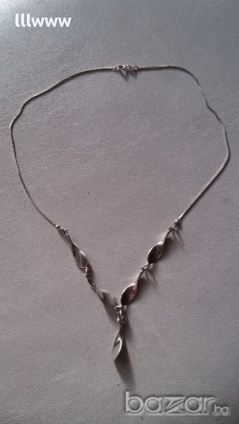 Сребърно колие, снимка 1